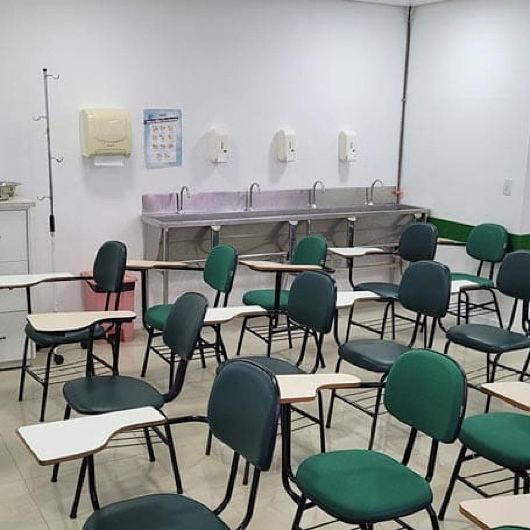 Sala de aula Enfermagem Unidade Itajaí